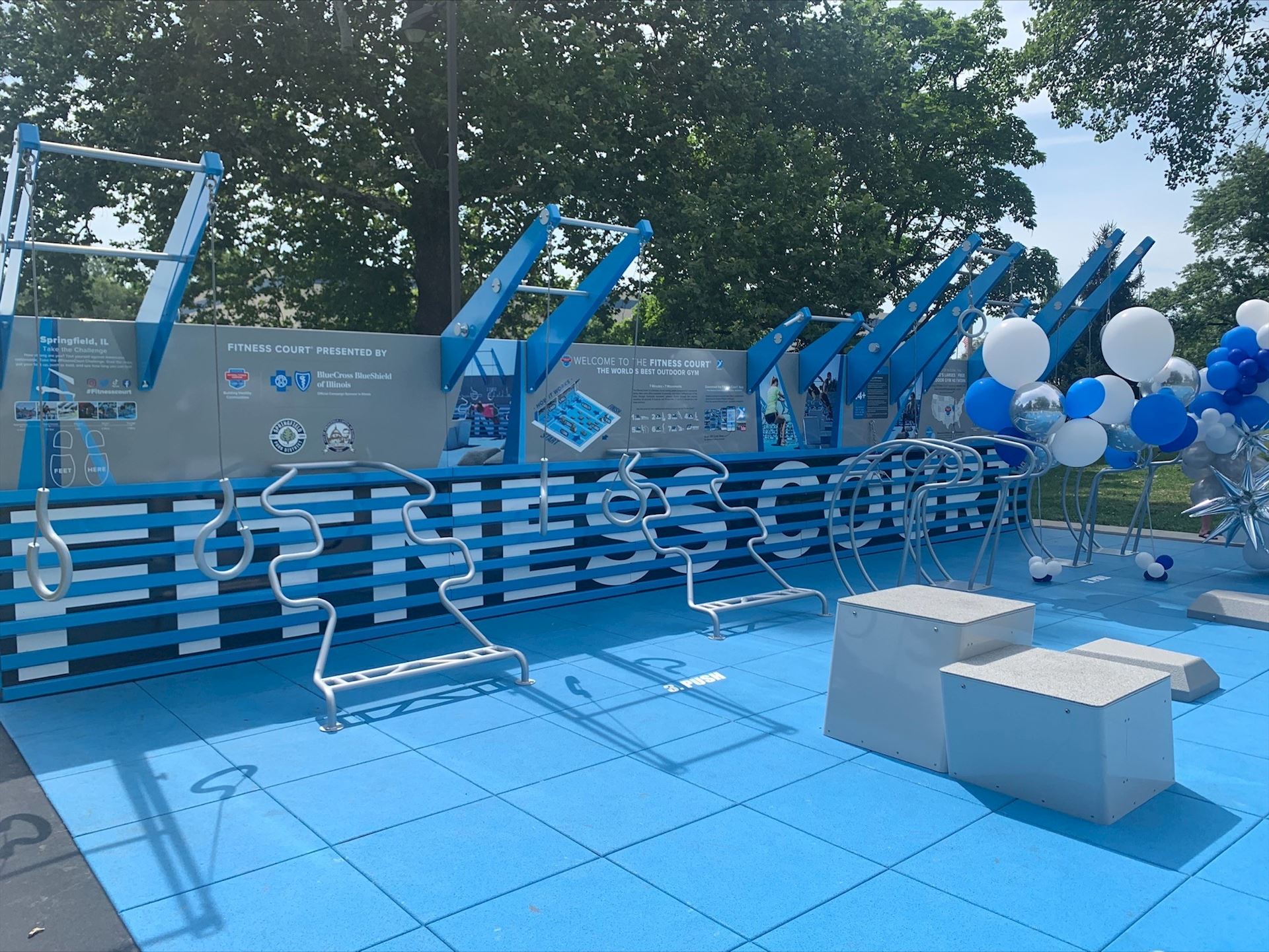 comer cox park fitness court